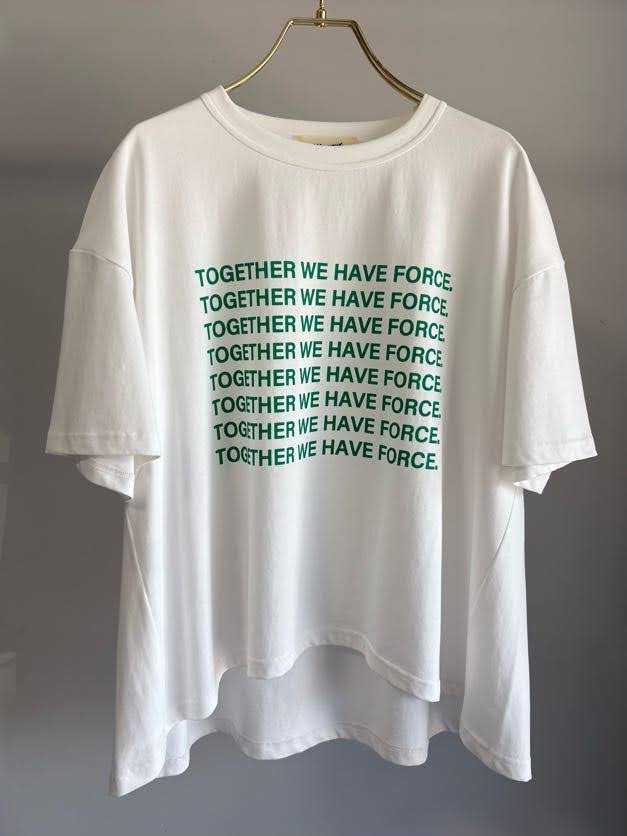 【MARGAUX 2026 FALL】TOGETHERl logo - TEE - Champdelarose