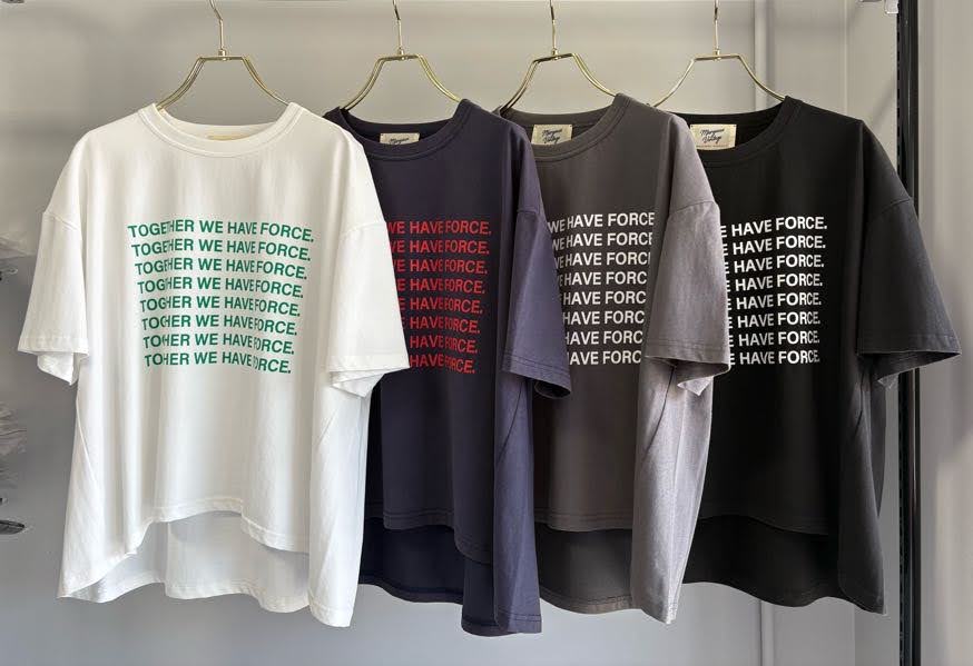【MARGAUX 2026 FALL】TOGETHERl logo - TEE - Champdelarose