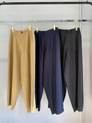 【MARGAUX 2026 SS】バックゴムベイカーパンツ - Champdelarose