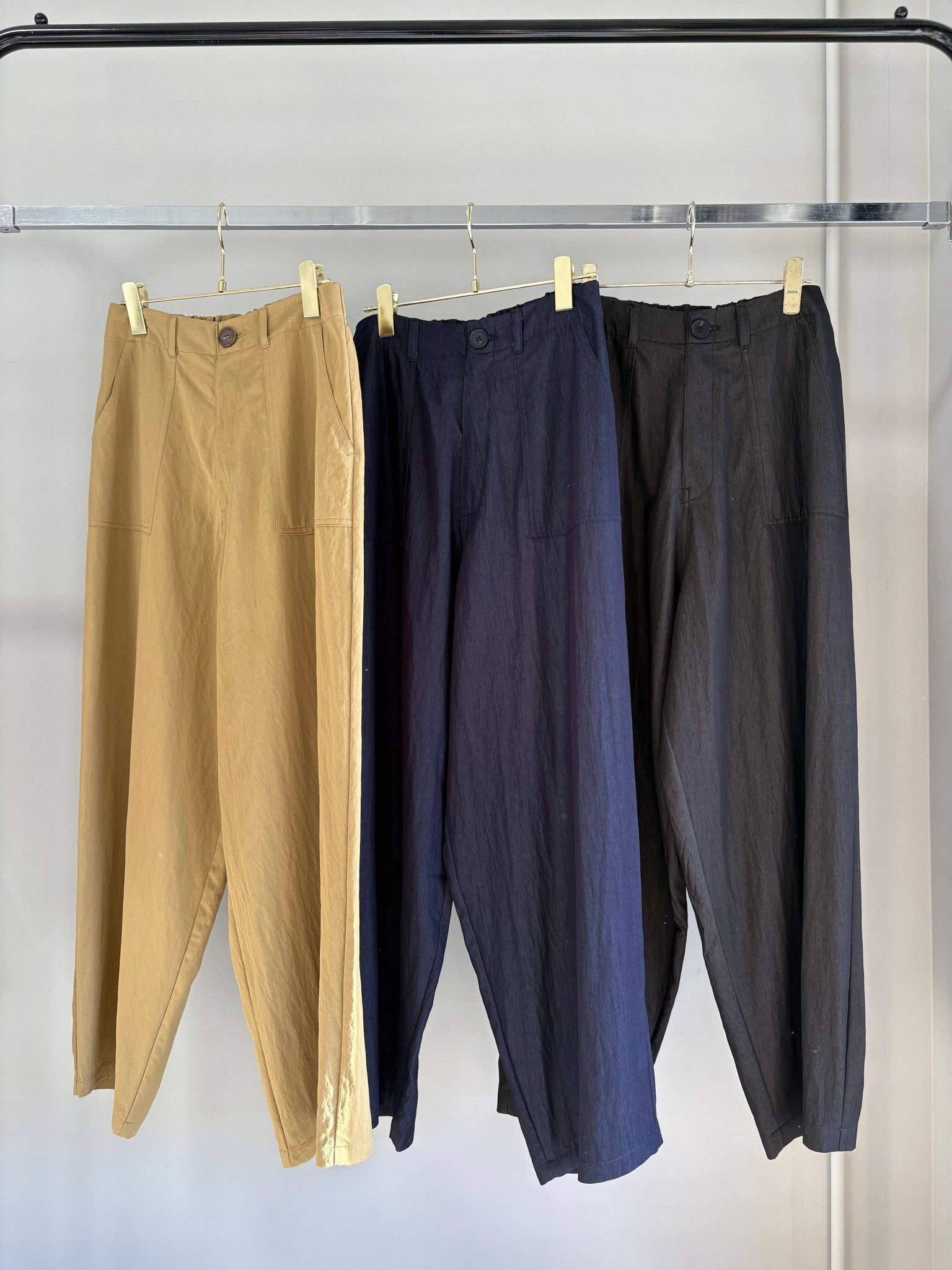 【MARGAUX 2026 SS】バックゴムベイカーパンツ - Champdelarose