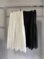 【MARGAUX 2026 SS】コットンレーススカート - Champdelarose