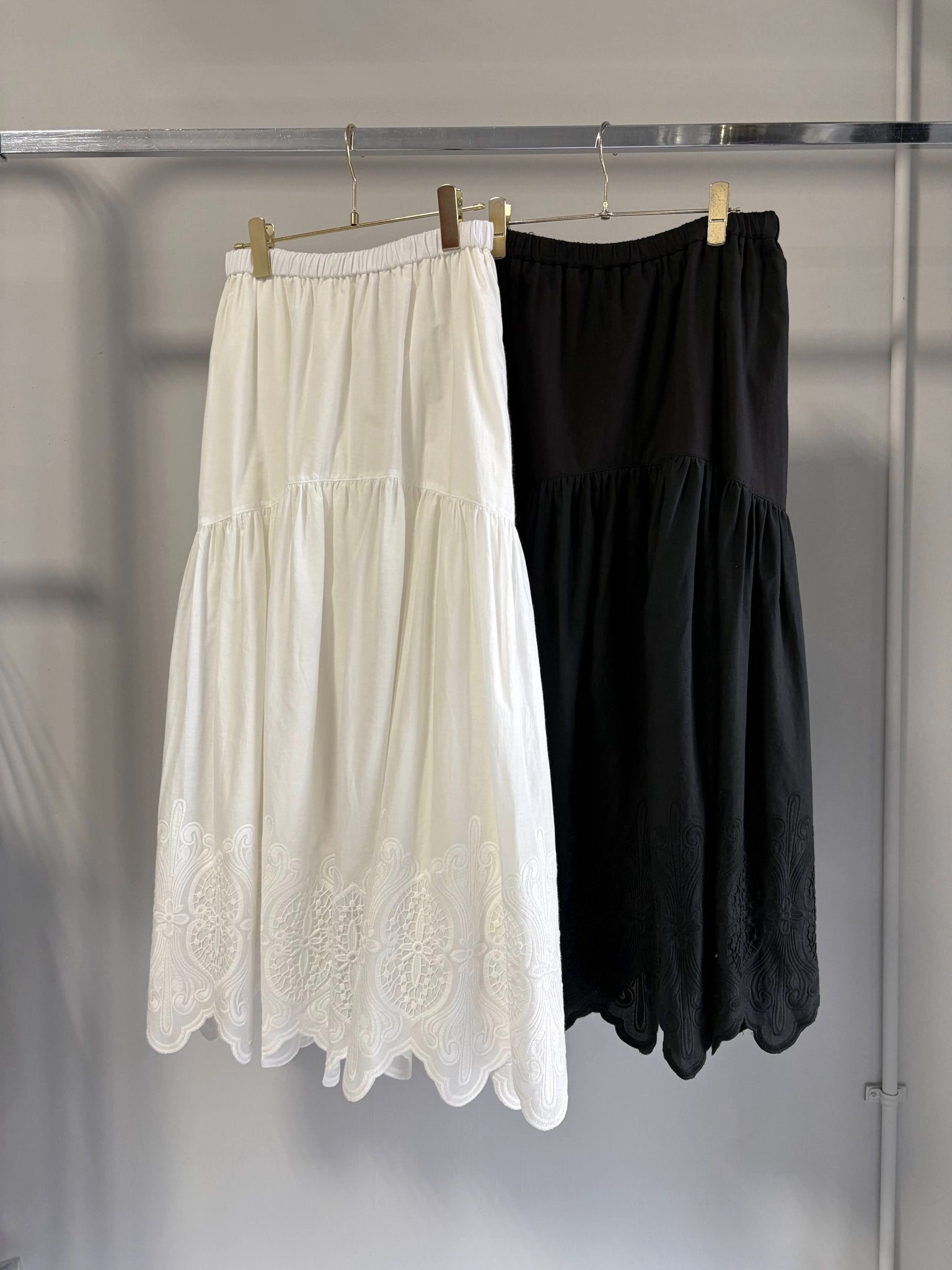 【MARGAUX 2026 SS】コットンレーススカート - Champdelarose