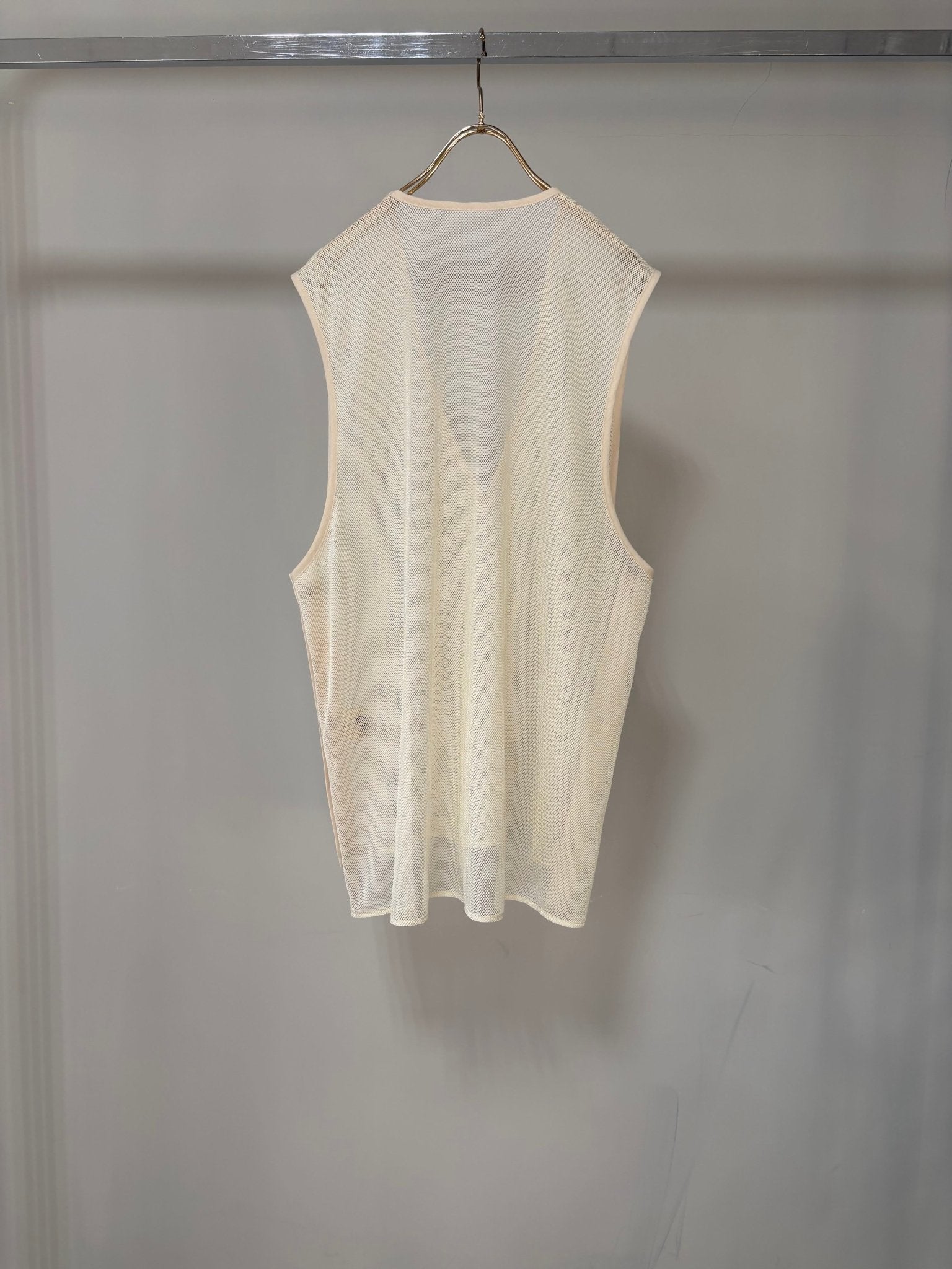 【MARGAUX 2026 SS】メッシュサイドボタンベスト - Champdelarose