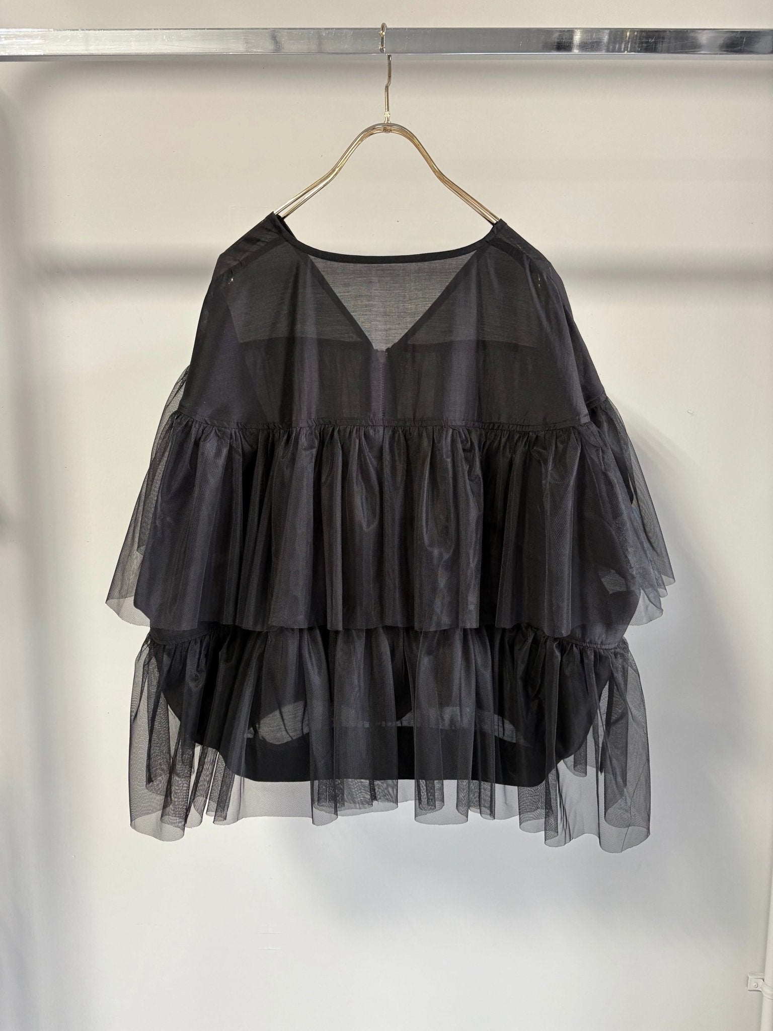 【MARGAUX 2026 SS】チュールギャザーブルゾン - Champdelarose