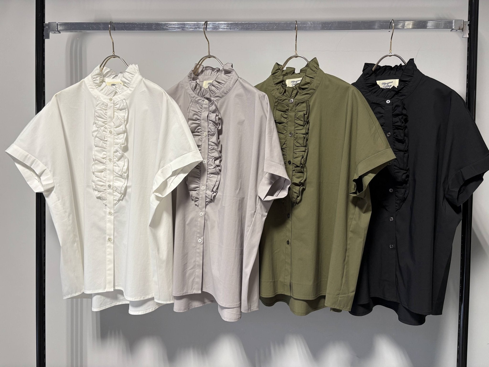 【MARGAUX 2026 SS】フリルシャツ - Champdelarose