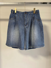 【MARGAUX 2026 SS】加工デニムハーフパンツ - Champdelarose