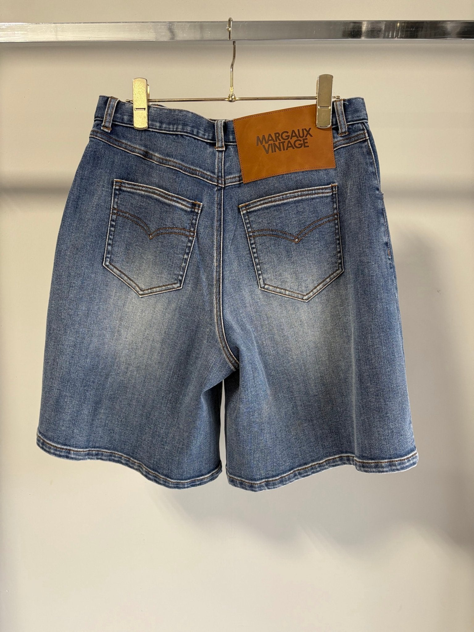 【MARGAUX 2026 SS】加工デニムハーフパンツ - Champdelarose