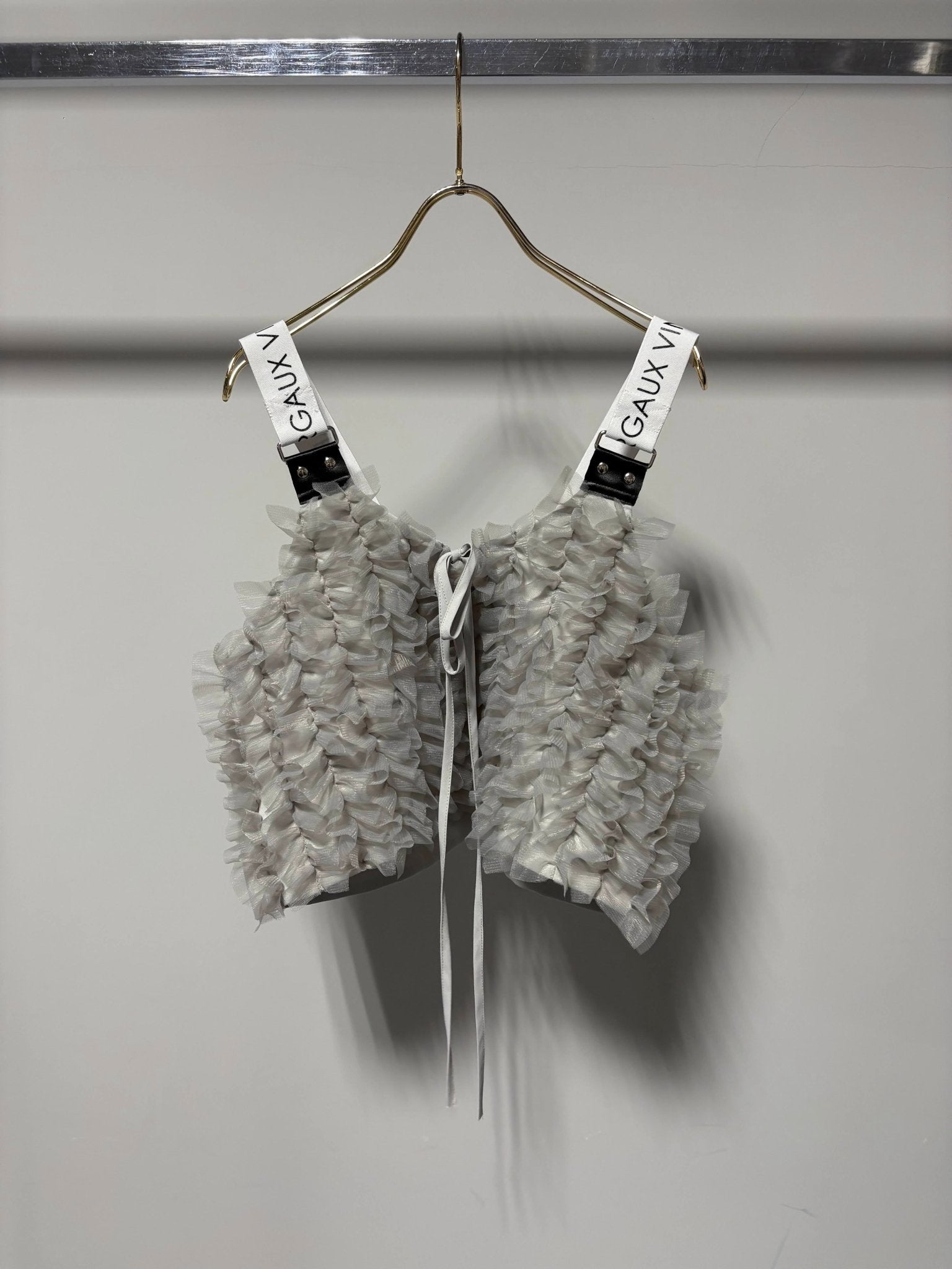 【MARGAUX 2026 SS】フリルショートビスチェ - Champdelarose