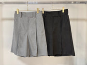 【MARGAUX 2026 SS】ピンストライプハーフパンツ - Champdelarose