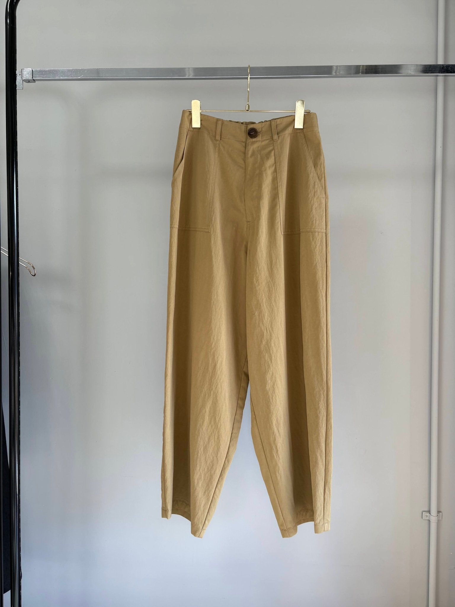 【MARGAUX 2026 SS】バックゴムベイカーパンツ - Champdelarose