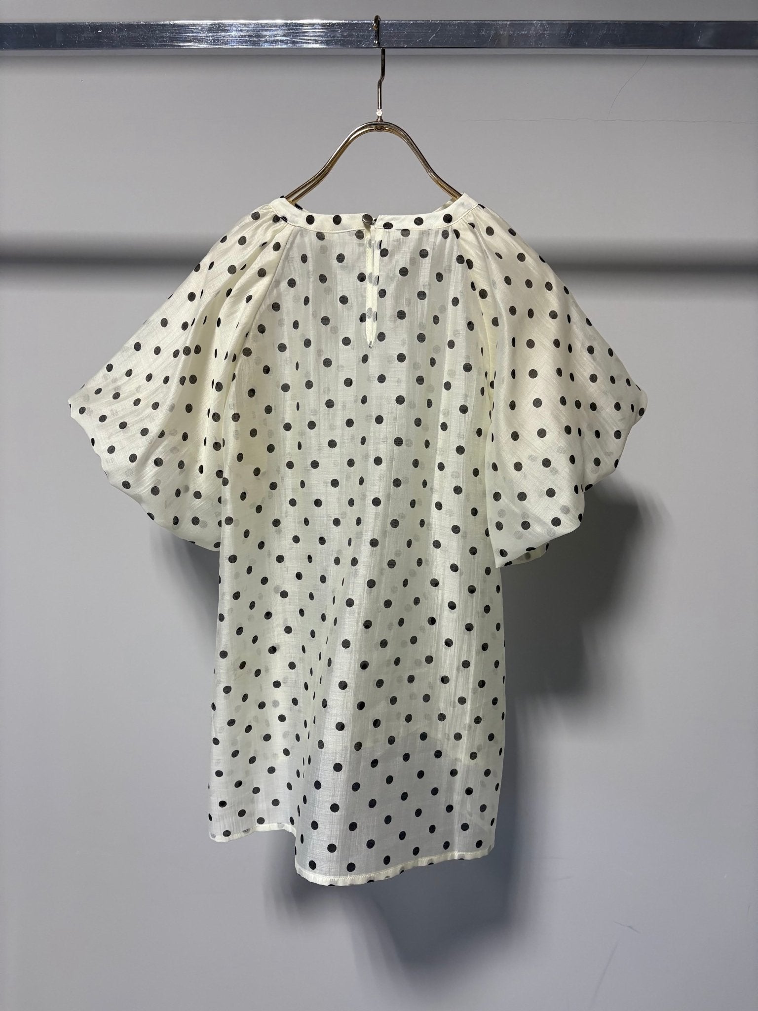 【MARGAUX 2026 SS】シアードットパフスリーブBL - Champdelarose