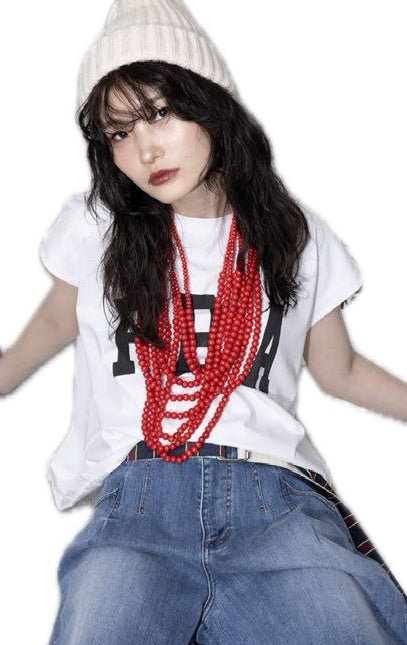 【MARGAUX 2026 SS】FRA ノースリーブlogo - TEE - Champdelarose