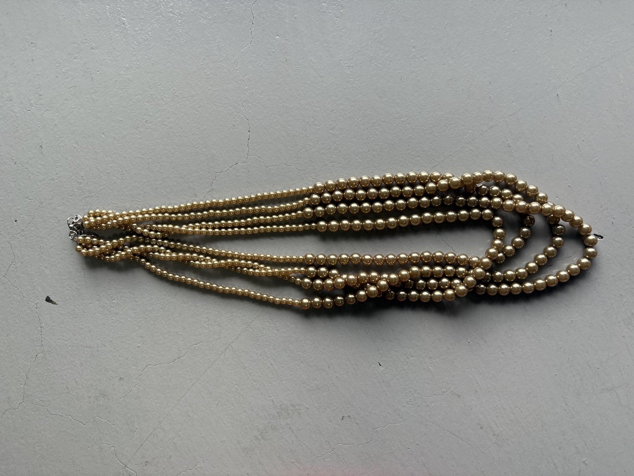 【MARGAUX 2026 SS】GOLD パールネックレス - Champdelarose