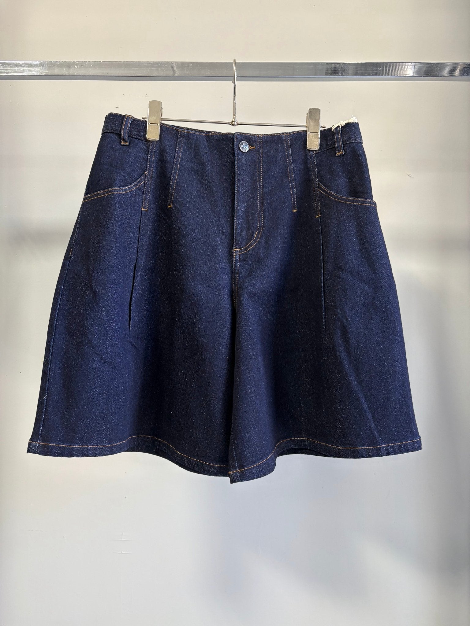 【MARGAUX 2026 SS】ONEWASHデニムハーフパンツ - Champdelarose