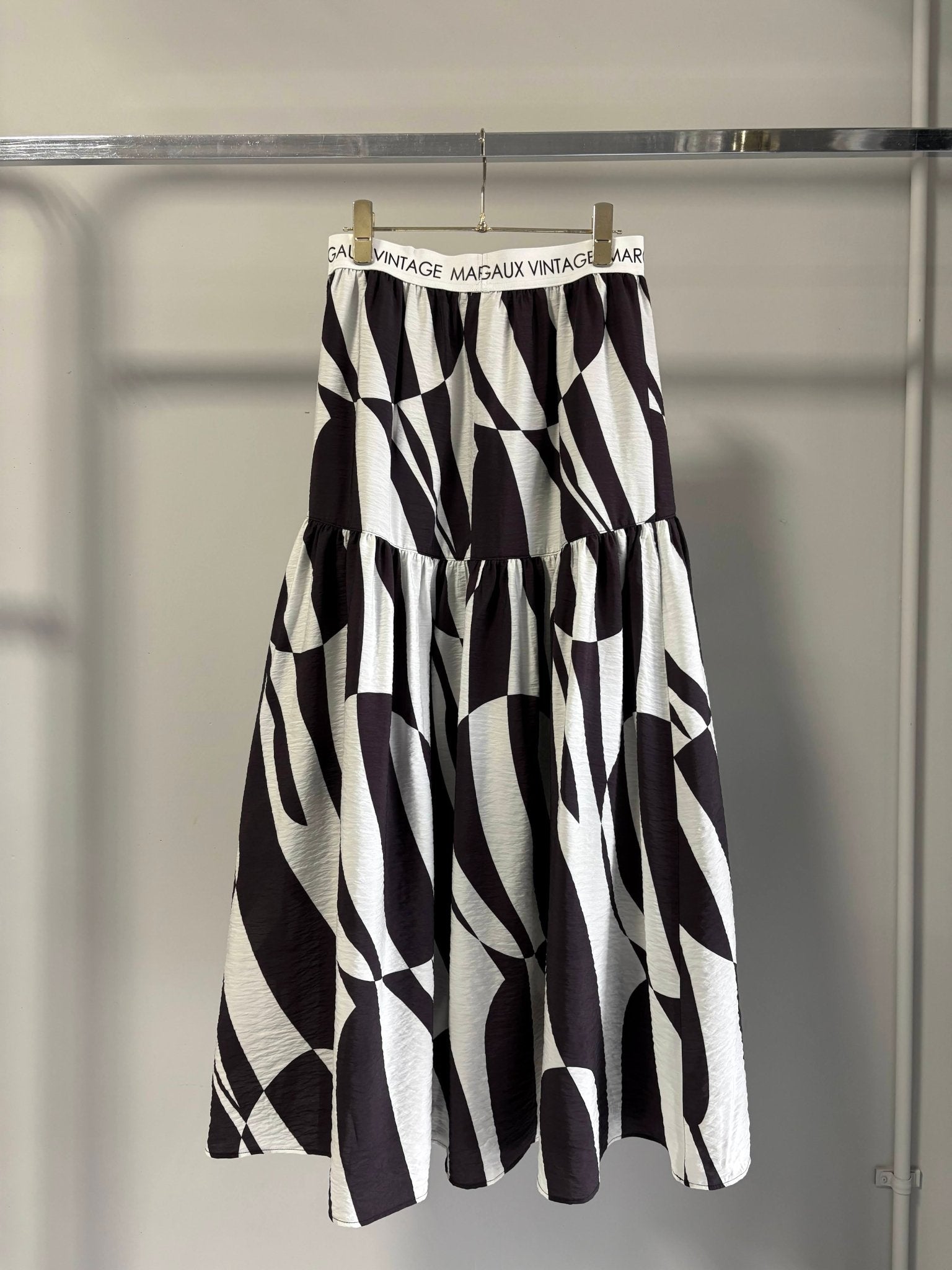 【MARGAUX 2026 SS】ロゴウエストジオメトリックSK - Champdelarose
