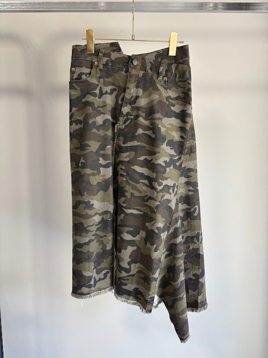 【MARGAUX VINTAGE 2026 PRE SPRING】カモフラスカート - Champdelarose