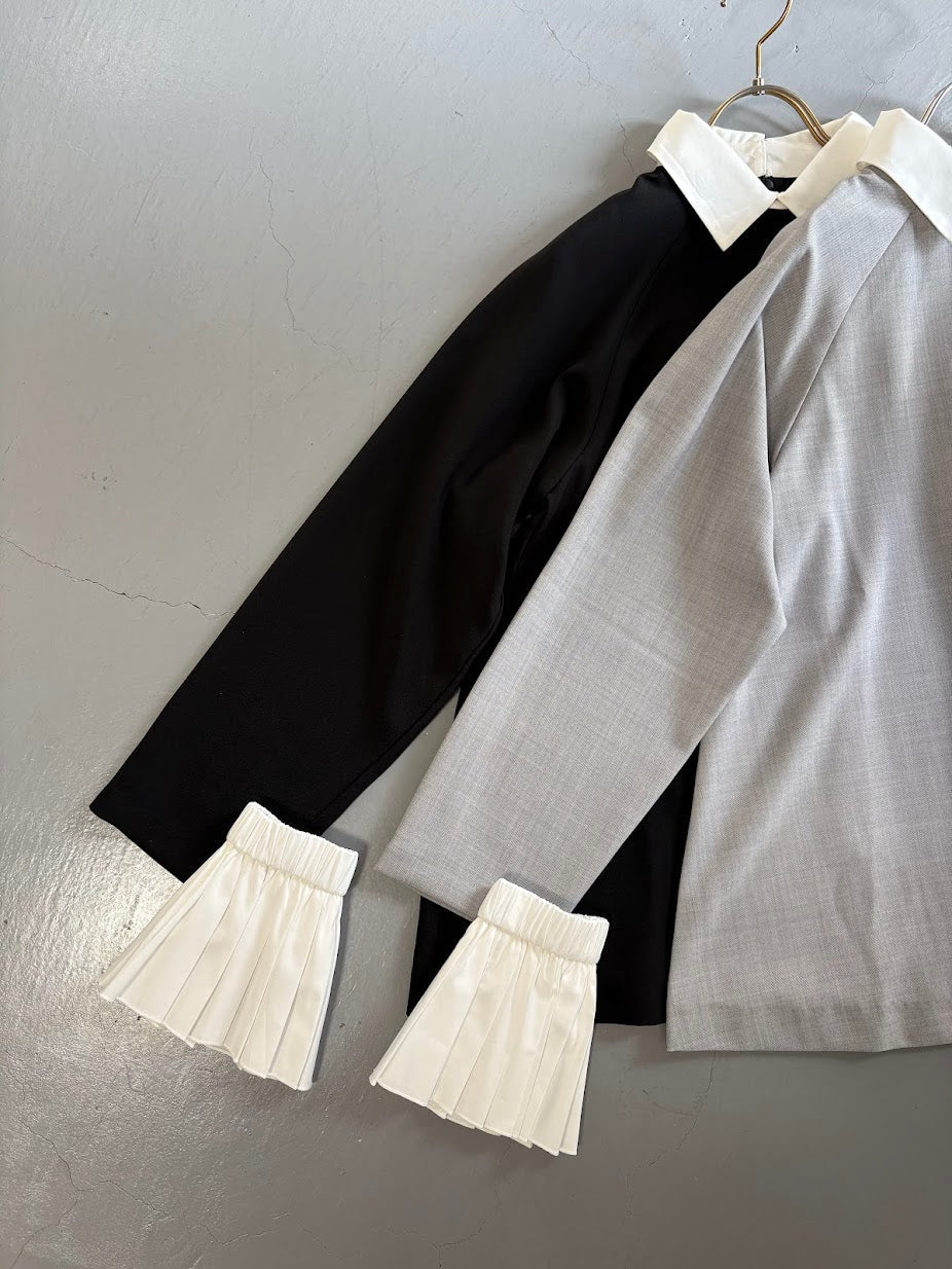 【MARGAUX VINTAGE 2026 PRE SPRING】カフス付きブラウス - Champdelarose