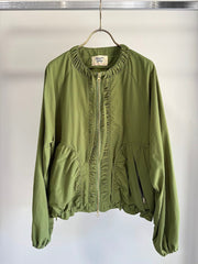 【MARGAUX VINTAGE 2026 PRE SPRING】撥水ナイロンノーカラーブルゾン - Champdelarose