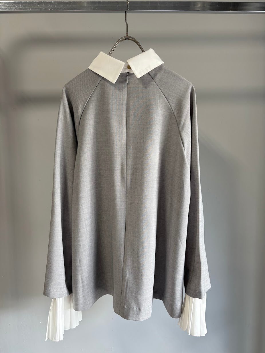 【MARGAUX VINTAGE 2026 PRE SPRING】カフス付きブラウス - Champdelarose