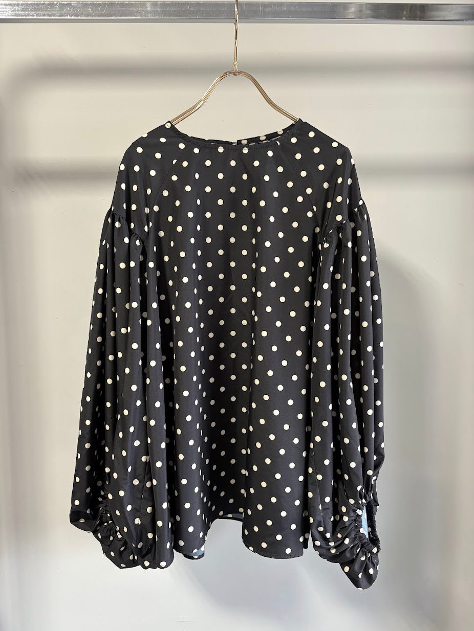 【MARGAUX VINTAGE 2026 PRE SPRING】ドットブラウス - Champdelarose