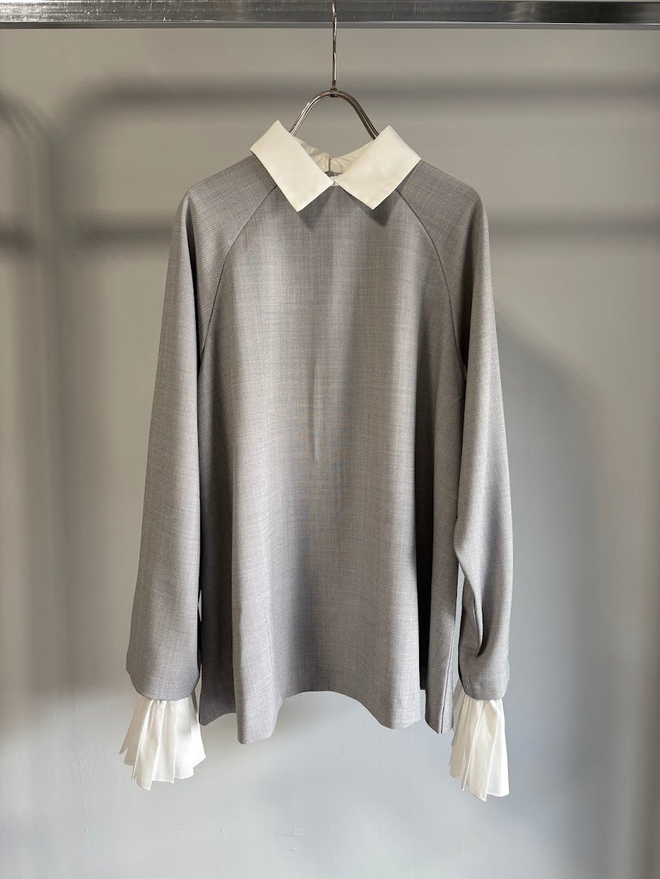 【MARGAUX VINTAGE 2026 PRE SPRING】カフス付きブラウス - Champdelarose