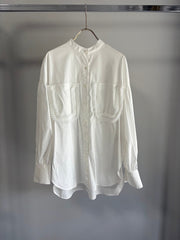 【MARGAUX VINTAGE 2026 PRE SPRING】ポケットフリルブラウス - Champdelarose