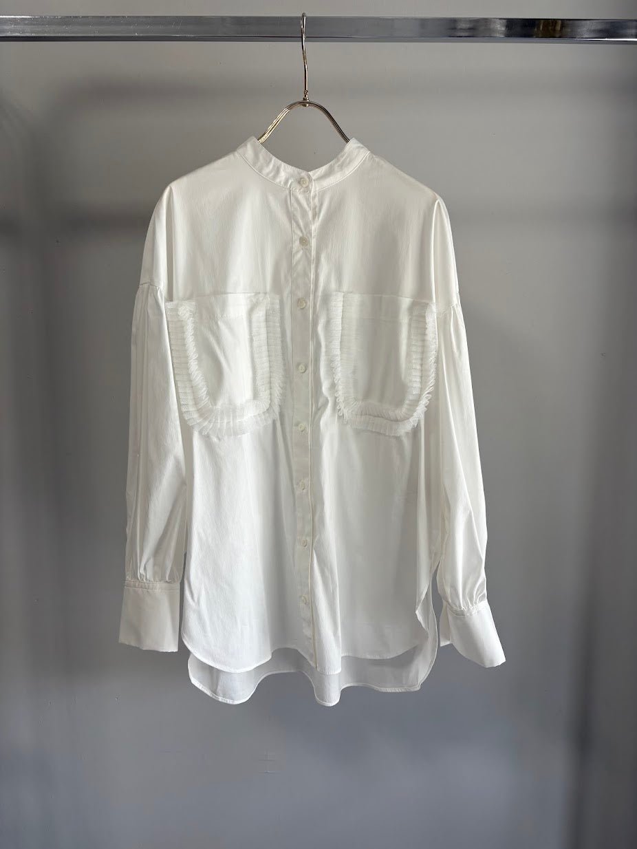 【MARGAUX VINTAGE 2026 PRE SPRING】ポケットフリルブラウス - Champdelarose