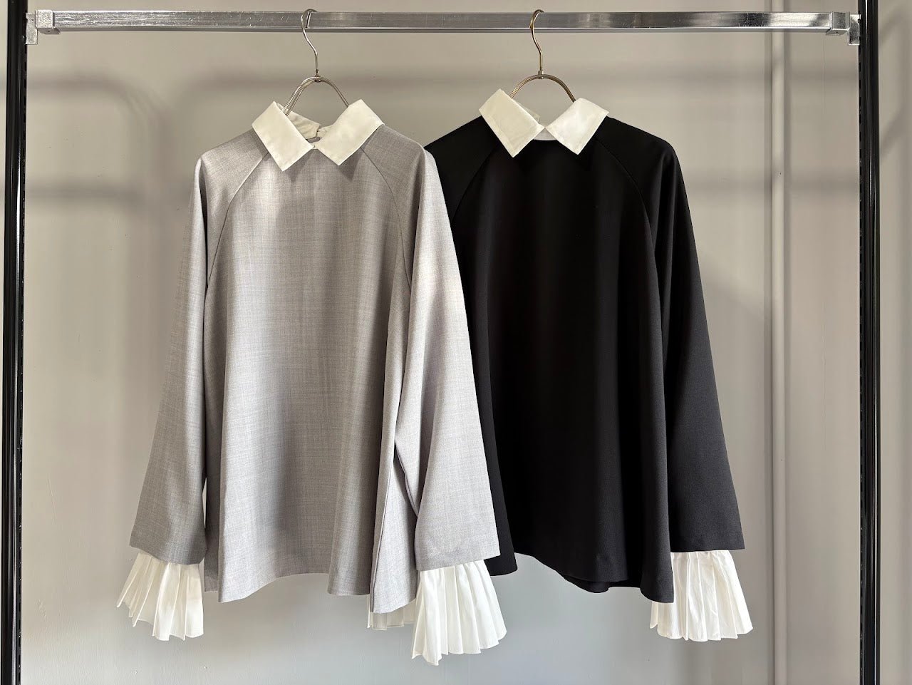 【MARGAUX VINTAGE 2026 PRE SPRING】カフス付きブラウス - Champdelarose