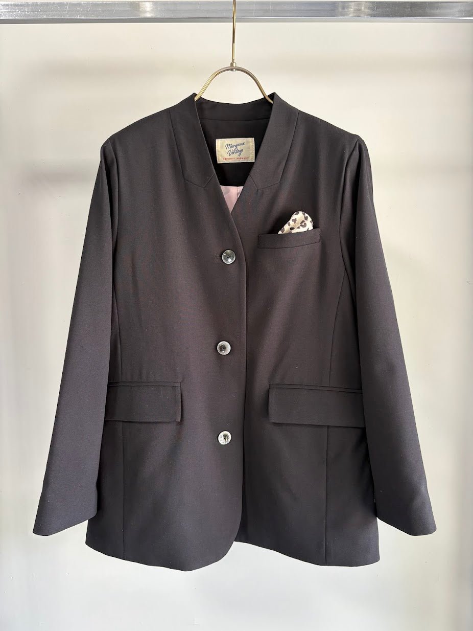 【MARGAUX VINTAGE 2026 PRE SPRING】ショルダーパッドノーカラーJK - Champdelarose