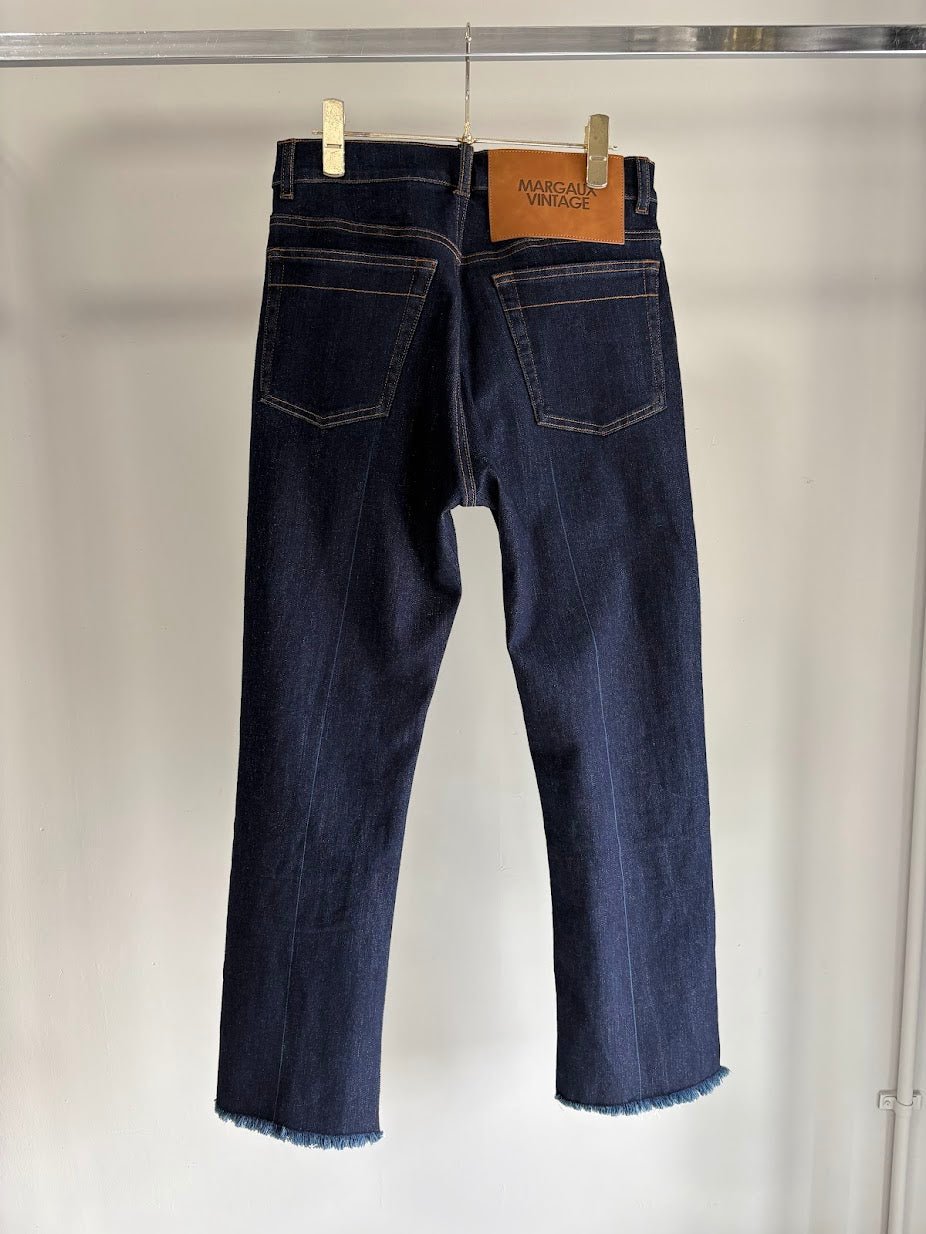 【MARGAUX VINTAGE 2026 PRE SPRING】onewash センター加工パンツ - Champdelarose