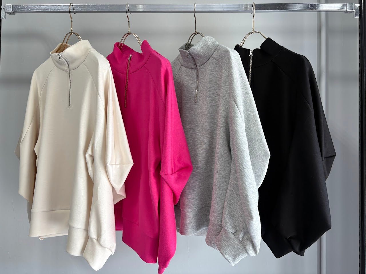 【MARGAUX VINTAGE 2026 PRE SPRING】袖ダーツハーフジップPO - Champdelarose