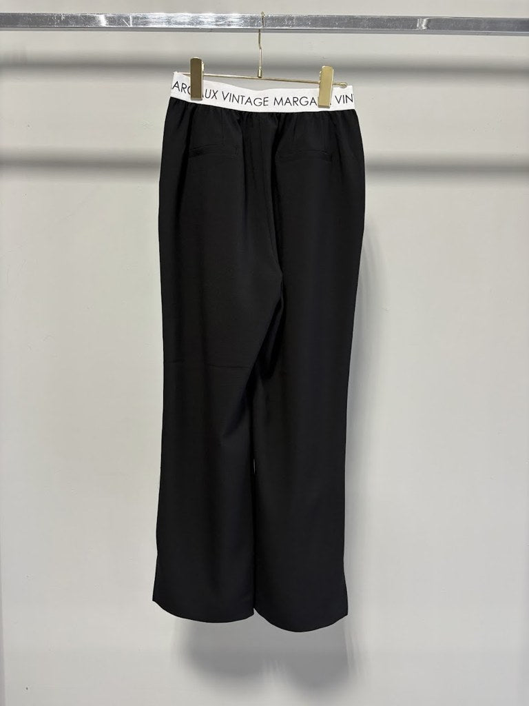 【MARGAUX VINTAGE 2027 PS】ウエストロゴストレートパンツ - 1月下旬頃発送 - Champdelarose