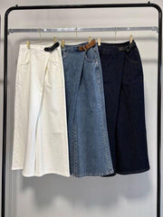 【MARGAUX VINTAGE 2027 PS】バックルデニムパンツ - 1月下旬頃発送 - Champdelarose