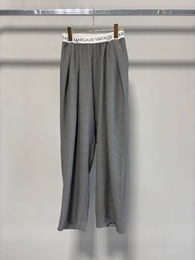 【MARGAUX VINTAGE 2027 PS】ウエストロゴタックパンツ - 1月下旬頃発送 - Champdelarose