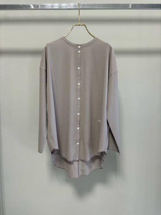 【MARGAUX VINTAGE 2027 PS】シアーロゴ刺繍ブラウス - 2月中旬頃発送 - Champdelarose