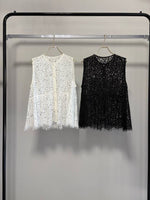 【MARGAUX VINTAGE 2027 PS】総レースノースリーブベスト - 3月下旬頃発送 - Champdelarose