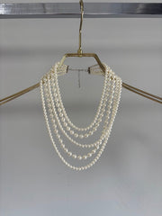 【MARGAUX VINTAGE 】5連パールネックレス - Champdelarose