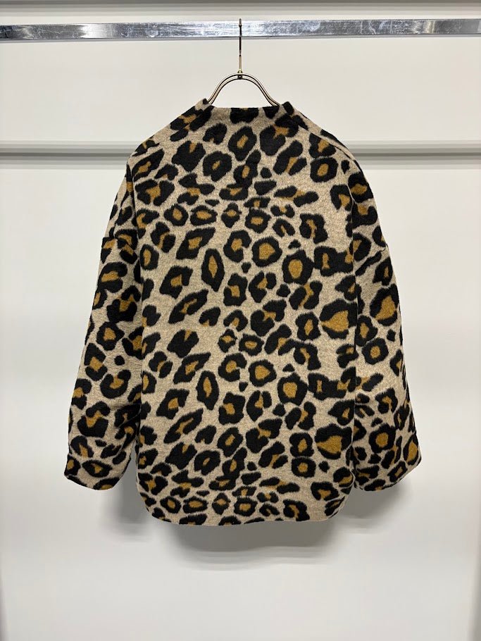 【MARUGAUX 2026 AW】シャギージップコート（レオパード）- 10月下旬頃発送 - Champdelarose
