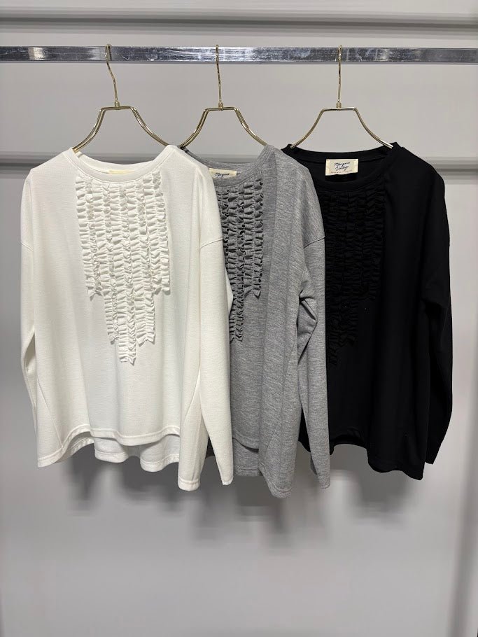 【MARUGAUX 2026 AW】フリルトップス - 9月下旬頃発送 - Champdelarose