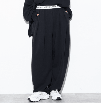 【MARUGAUX 2026 AW】ロゴウエストタックパンツ - 9月下旬頃発送 - Champdelarose