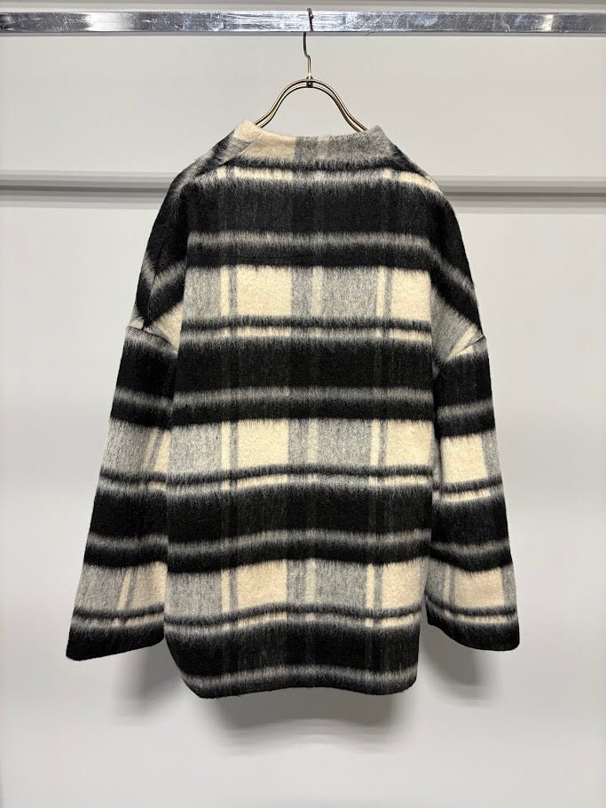 【MARUGAUX 2026 AW】シャギージップコート（CHECK）- 10月下旬頃発送 - Champdelarose