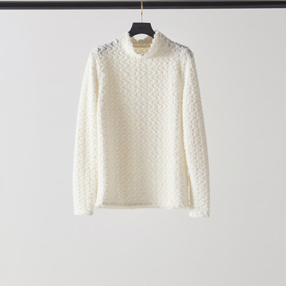 【MEWL 2025 AUTUMN】シアーファーハイネックTOPS - Champdelarose