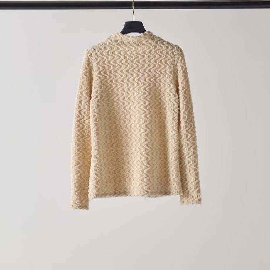 【MEWL 2025 AUTUMN】シアーファーハイネックTOPS - Champdelarose