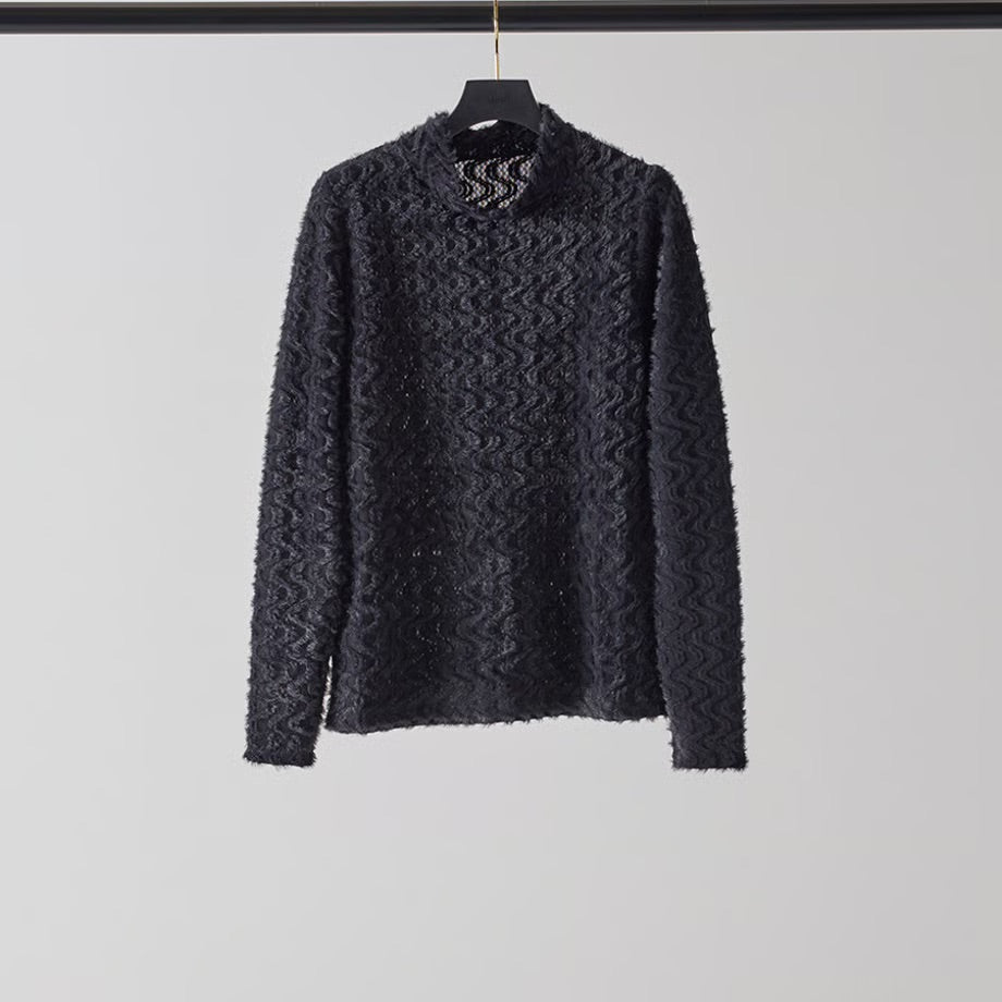 【MEWL 2025 AUTUMN】シアーファーハイネックTOPS - Champdelarose