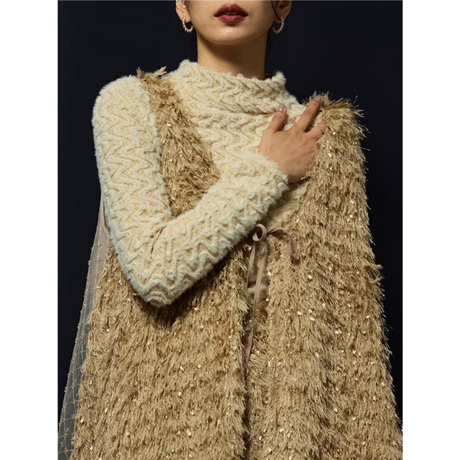 【MEWL 2025 AUTUMN】シアーファーハイネックTOPS - Champdelarose