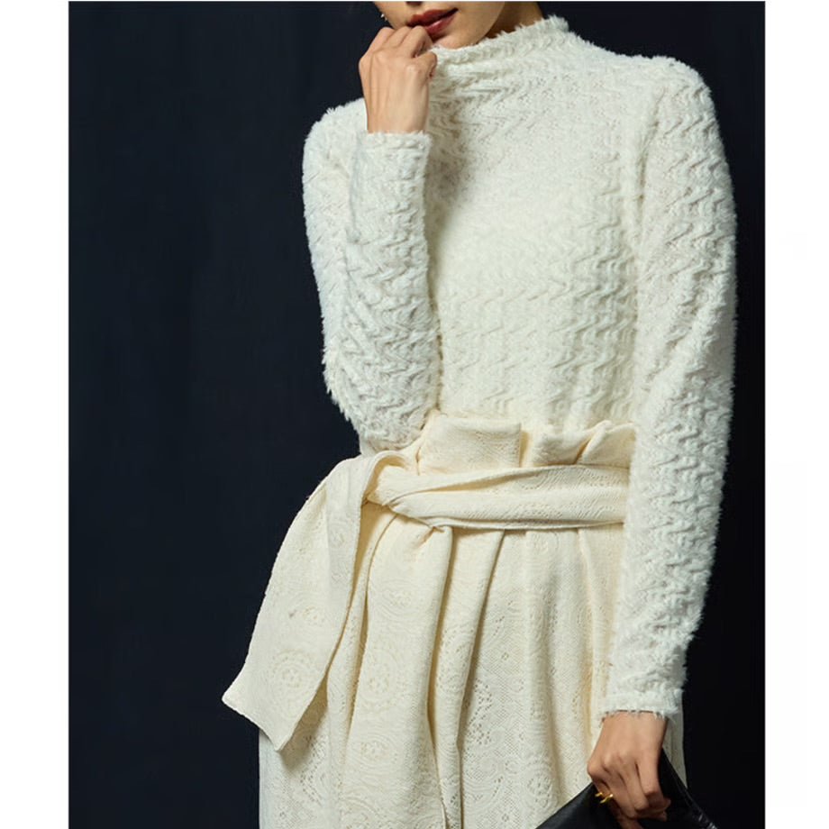 【MEWL 2025 AUTUMN】シアーファーハイネックTOPS - Champdelarose