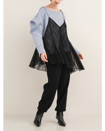 【Mewl 2026 AUTUMN】パワーショルダースウェット - Champdelarose