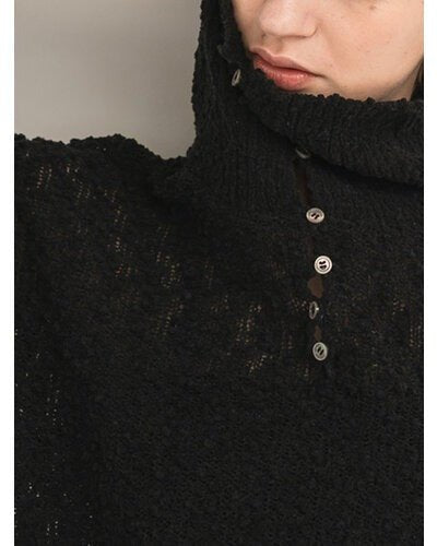 【Mewl 2026 AUTUMN】つぶつぶ2WAYネックニット - Champdelarose