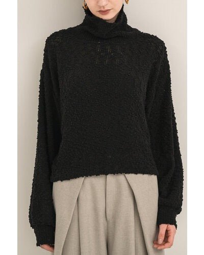 【Mewl 2026 AUTUMN】つぶつぶ2WAYネックニット - Champdelarose