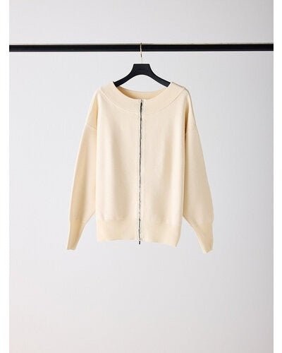 【Mewl 2026 AUTUMN】ダブルジップ2WAYニット - Champdelarose